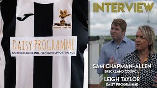 Leigh Taylor amp Sam ChapmanAllen Talk About New Partnership With Dereham Town  Magpies TV [upl. by Arabel937]