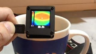 Simple AMG8833 thermal imager and how to use it [upl. by Yendirb]