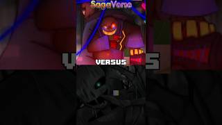 Sagaverse Error Sans vs Canon Nightmare Sans faxorcap sagaverse [upl. by Bearce]