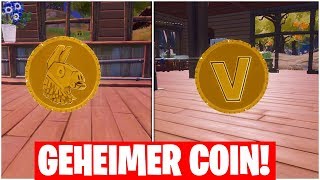 GEHEIMER COIN in FORTNITE GEFUNDEN [upl. by Yenaffit]