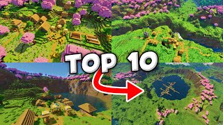 Top 10 VILLAGE SEEDS For Minecraft 120 [upl. by Eilahs]