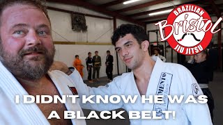 black belt visitor fakes as a white belt and ruins blue belts day [upl. by Barbara-Anne]