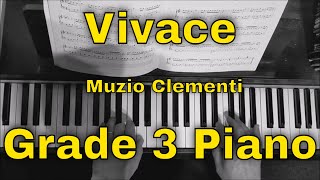 Vivace  Grade 3 ABRSM Piano 20232024 A2 [upl. by Tabitha]