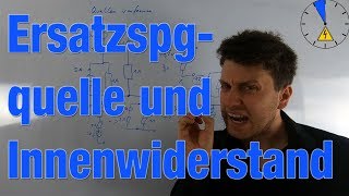 Ersatzspannungsquelle und Innenwiderstand berechnen an einem Beispiel ET5M [upl. by Hollis127]