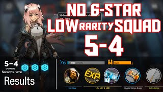 【明日方舟Arknights】54  Low Rarity Squad  Arknights Strategy [upl. by Thirion]