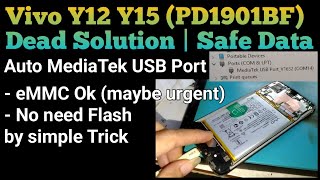 Vivo Y12 Dead Auto MediaTek USB Port Without Lossing Data  Fix by Simple Trick mobilecareid [upl. by Cristen]