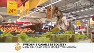 Sweden aims to be cashless society [upl. by Yggep]