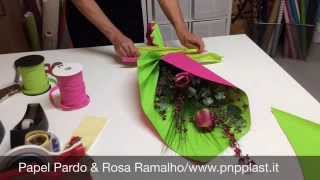 Packaging gift wrapping wrapflowers [upl. by Naillil377]