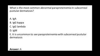 subcorneal pustular dermatosis  sneddon wilkinson disease  dermatology mcqs [upl. by Namruht]