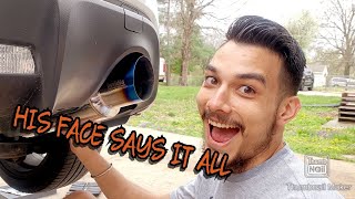 Installing Invidia N1 Exhaust On A BRZ [upl. by Rramal919]