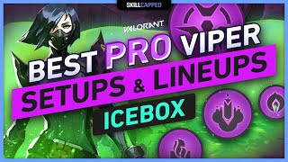 Best PRO Viper SETUPS amp LINEUPS on ICEBOX Walls Snake Bite Poison Cloud Ultimate [upl. by Alsi]