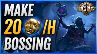 PoE 325 Farm 20DIVH via EASY BOSSING Farming Strategy  Path of Exile Guide [upl. by Haskel]