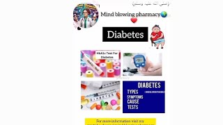 Diabetes diabetestype 1 diabetes type 2 diabetesdiagnostic testmedicalviralvideo [upl. by Notnad]