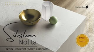 Top Shopping finds Have You Seen Silestone Nolita White Concrete Quartz [upl. by Kleper588]