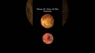 Astronomical Events February 2024  Venus and Mars Conjunction  Snow Moon  Space  Astronomy [upl. by Noble]