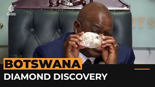 World’s second largest diamond found in Botswana  Al Jazeera Newsfeed [upl. by Kleper767]