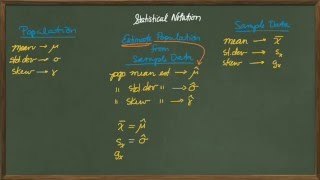 Statistical Notation [upl. by Lovich]