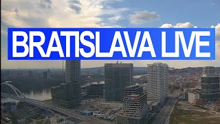 ARCHIVE LIVE daily camera Bratislava Slovakia  new downtown  nové centrum  relaxing music [upl. by Grania109]