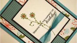 Blossoming Birthday Card Project [upl. by Ruscio403]