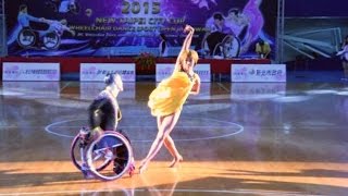 Wheelchair Dance Champions  韓妞 PK 俄娃 The Dance of Honor 2015 New Taipei Wheelchair Open [upl. by Murielle]