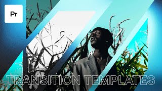 How To Use Motion Array Premiere Pro Template Transitions  Template Transition Tutorial [upl. by Teuton]