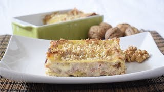 LASAGNE CON SALSA ALLE NOCI E SPECK [upl. by Klarrisa]