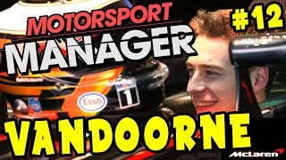 STOFFEL VANDOORNE REPLACES BUTTON DESPERATE SITUATION  Motorsport Manager PC F1 Mod Part 12 [upl. by Dreddy]