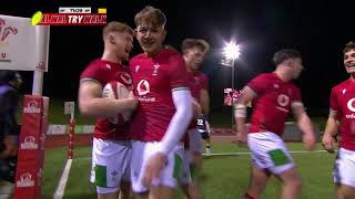 Six Nations U20 Highlights  Wales v Scotland  WRU TV [upl. by Lemert]