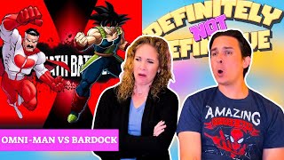 Death Battle OmniMan vs Bardock Reaction  Invincible vs Dragon Ball Z [upl. by Cosette]