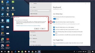 How to Disable the Sticky Keys Warning amp Beep Sound in Windows 10 [upl. by Brinson]