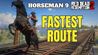 How to complete Horseman 9 as Arthur  RDR2 [upl. by Enylcaj658]