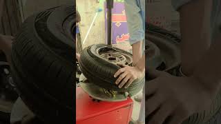 165 70 R 12 🥰❤️tyre fittingtyre worknew tyreCar tyreservicenewYouTube [upl. by Alton97]