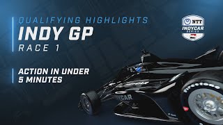 Qualifying Highlights  2023 GMR Grand Prix at Indianapolis Motor Speedway Road Course  INDYCAR [upl. by Anerys]