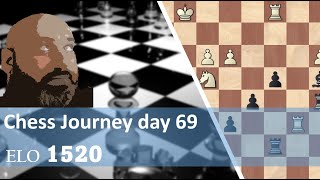 Chess journey day 69 Reversed London System  Rook  minor piece endgame [upl. by Irat]