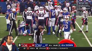 FlightReacts To New England Patriots vs Buffalo Bills Game Highlights  NFL 2023 Week 17 [upl. by Ahsoyem]