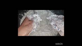 soft blocks  cornflour and glitter ✨️gymchalkasmroddly satisfying [upl. by Adnalu]