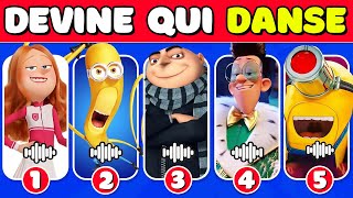 Devinez Qui danse 💃 Despicable Me 4 Film 🍌🤓🔊  Quiz MOI MOCHE ET MÉCHANT 4 [upl. by Ilana]