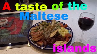 Typical Maltese platter and a glass of wine  Taste of the Maltese islands [upl. by Pietra]