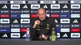 JUVE  ATALANTA Allegri quot3 o 4 anni di tempo ai giocatori per un futuro importantequot Conferenza [upl. by Ahsoem]