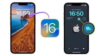 iOS 16  Comment Personnaliser l’Écran Verrouillé  Accueil [upl. by Neom]