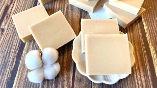 Making baby soap with breastmilk Recipe included  FULL water substitution [upl. by Domingo]