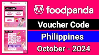 Foodpanda philippines voucher code in October 2024  foodpanda voucher code [upl. by Medarda]