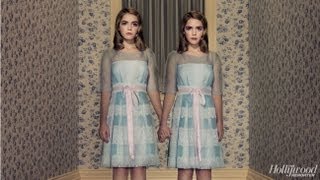 Kiernan Shipka ReEnacts the Spooky Grady Twins From The Shining [upl. by Cummings975]