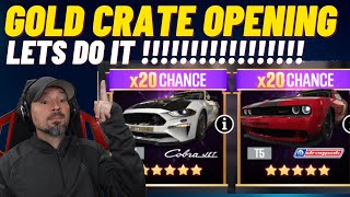 CSR2 Gold Key Opening cobra jet and Dragpack crates [upl. by Oirramed551]