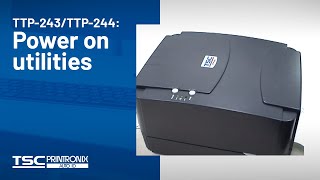 How to install film and sticker in TSC TTP247 barcode printer [upl. by Fisk]