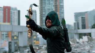 Green ArrowSpectre Powers and Fight Scenes  Arrow Season 8 [upl. by Liponis]