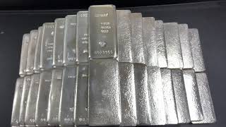 1 Kilo Metalor Silver Bar 9999 Fine at Bullion Exchanges [upl. by Aeki]