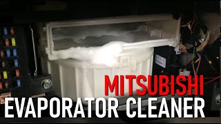 Air Conditioner Evaporator Cleaner  Mitsubishi Lancer 2007  2015  Proton Inspira [upl. by Elohcin]