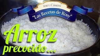 Arroz blanco precocido  Las recetas de Rosy [upl. by Uel47]