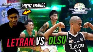 RHENZ ABANDO PINANOOD ANG LABAN NI KQ AT JONATHAN quotTITINGquot MANALILI REY NAMBATAC COACH NA SA LETRAN [upl. by Hound]